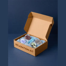 Load image into Gallery viewer, The Relaxation Box crystal kit, angled view