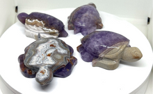 Load image into Gallery viewer, Agate / Amethyst Turtles
