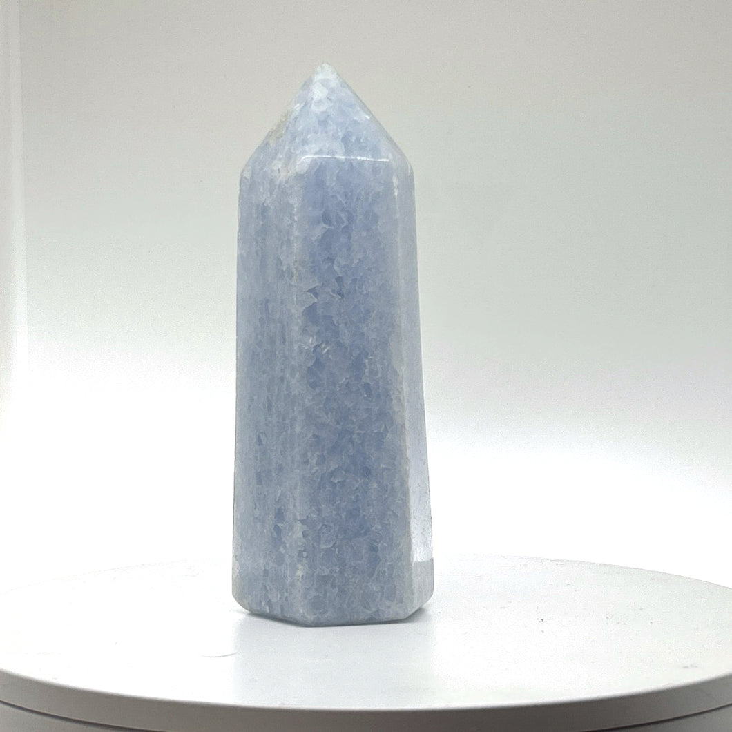 Big Blue Calcite Tower