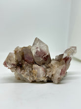 Load image into Gallery viewer, Red Hematite Phantom Quartz Cluster
