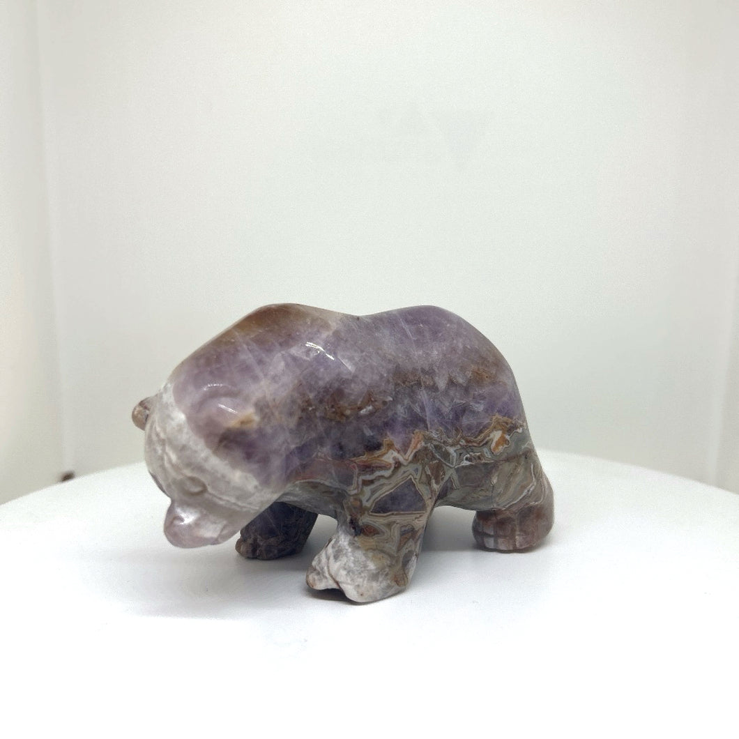 Amethyst / Agate Bear