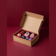 Load image into Gallery viewer, The Foundation Box crystal kit, wide angled view
